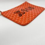 Senat Pm Pouch Flat Goyardine Canvas Orange