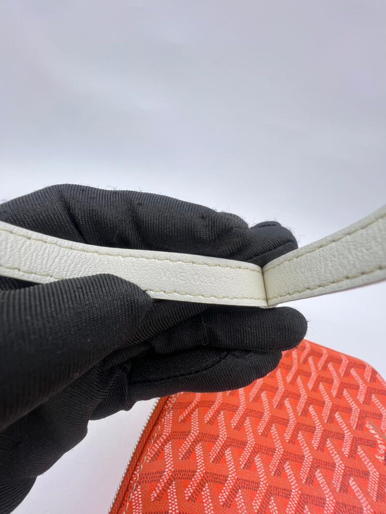 Senat Pm Pouch Flat Goyardine Canvas Orange