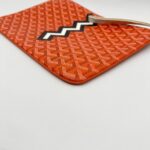 Senat Pm Pouch Flat Goyardine Canvas Orange