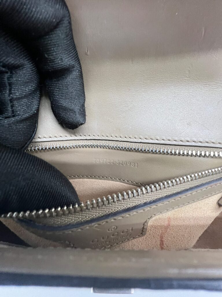 Petite GG Mini Shoulder GG Supreme Taupe SHW