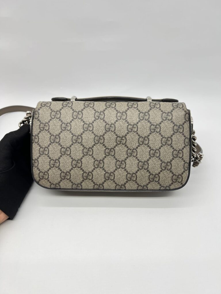 Petite GG Mini Shoulder GG Supreme Taupe SHW