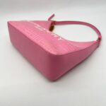 Small Moon Cut Out Coated Canvas Logo 4G Embossed Pink White GHW