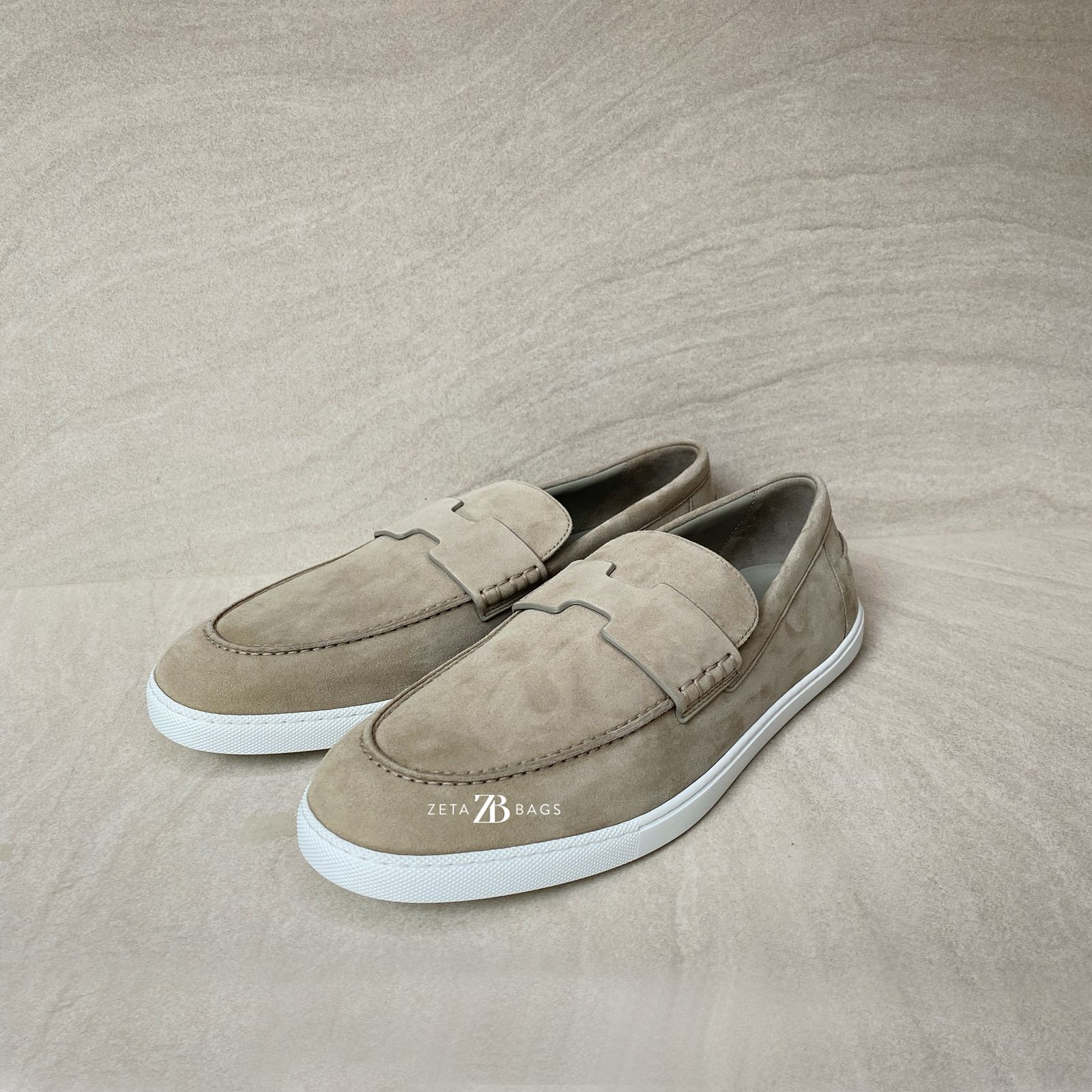 Job Loafer Suede Beige Esquisse