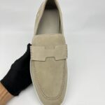 Job Loafer Suede Beige Esquisse