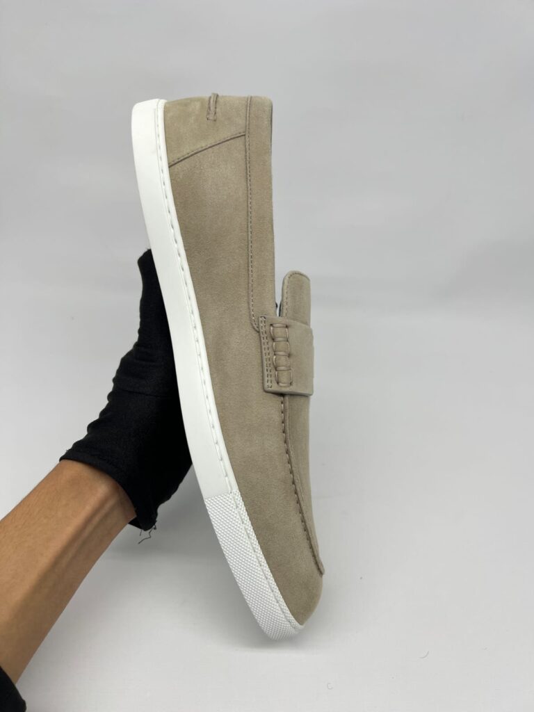 Job Loafer Suede Beige Esquisse