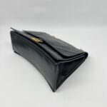 Crush Chain Bag Crinkled Black GHW