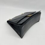 Crush Chain Bag Crinkled Black GHW