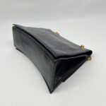 Crush Chain Bag Crinkled Black GHW