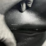 Crush Chain Bag Crinkled Black GHW