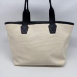 Cities Paris Jumbo Tote Canvas White Black