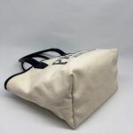 Cities Paris Jumbo Tote Canvas White Black