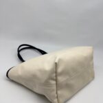 Cities Paris Jumbo Tote Canvas White Black