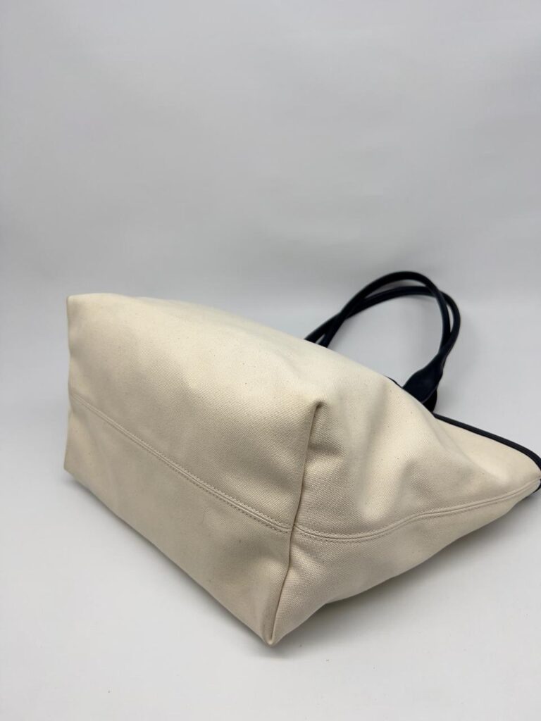 Cities Paris Jumbo Tote Canvas White Black