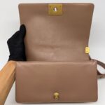 Boy 25 Lambskin Dark Beige GHW