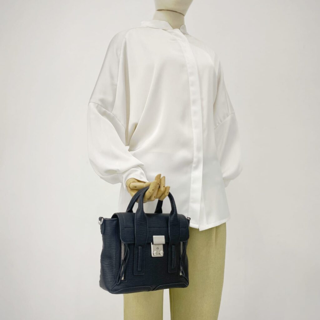 Pashli Mini Satchel Black Nickel SHW