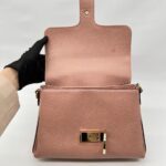 Interlocking GG Top Handle Leather Grained Pink LGHW