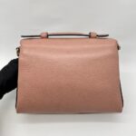 Interlocking GG Top Handle Leather Grained Pink LGHW