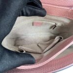 Interlocking GG Top Handle Leather Grained Pink LGHW