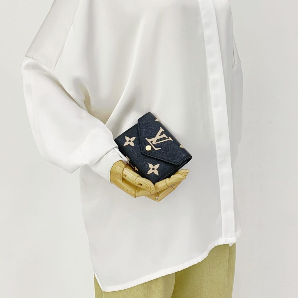 Victorine Monogram Empreinte Black Beige GHW