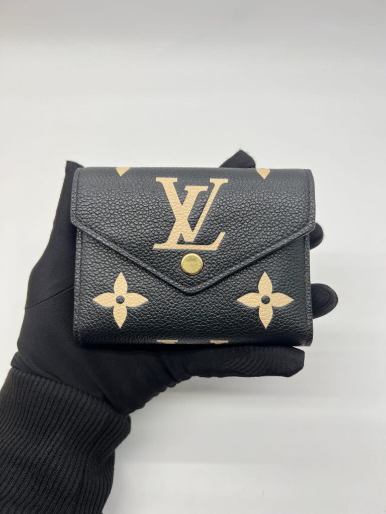 Victorine Monogram Empreinte Black Beige GHW