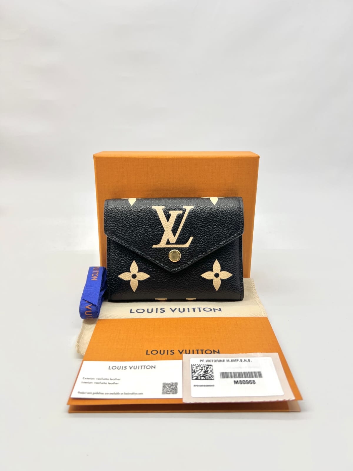 Victorine Monogram Empreinte Black Beige GHW