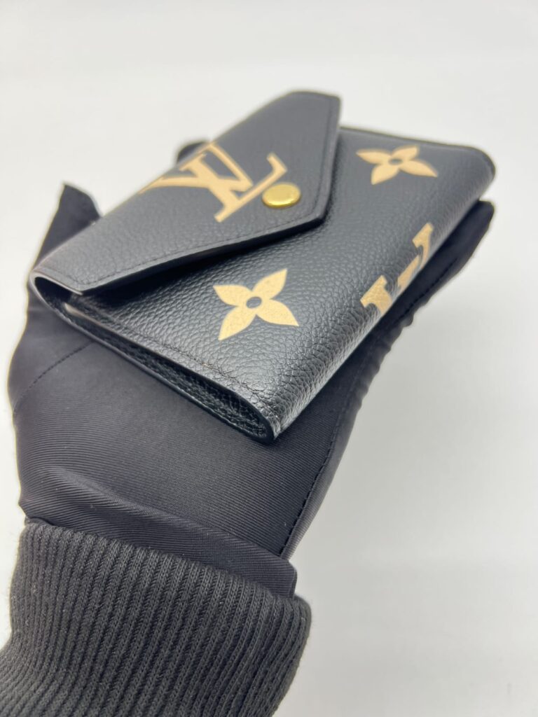 Victorine Monogram Empreinte Black Beige GHW