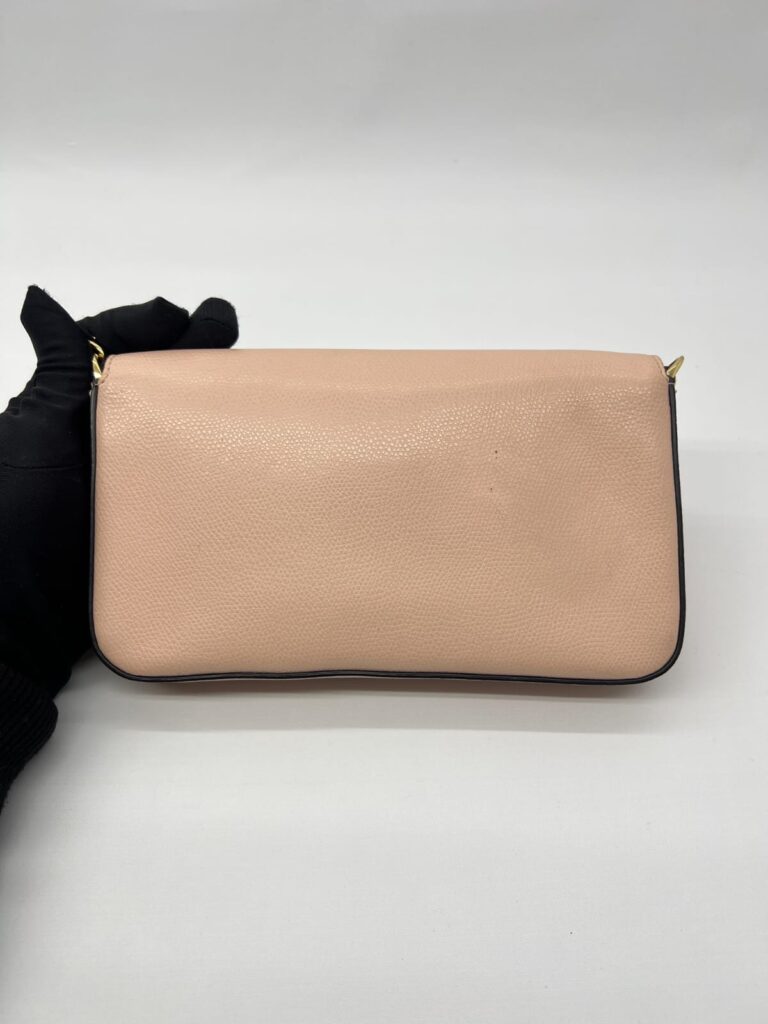 F Is Fendi Envelope WOC Leather Pink Blush GHW
