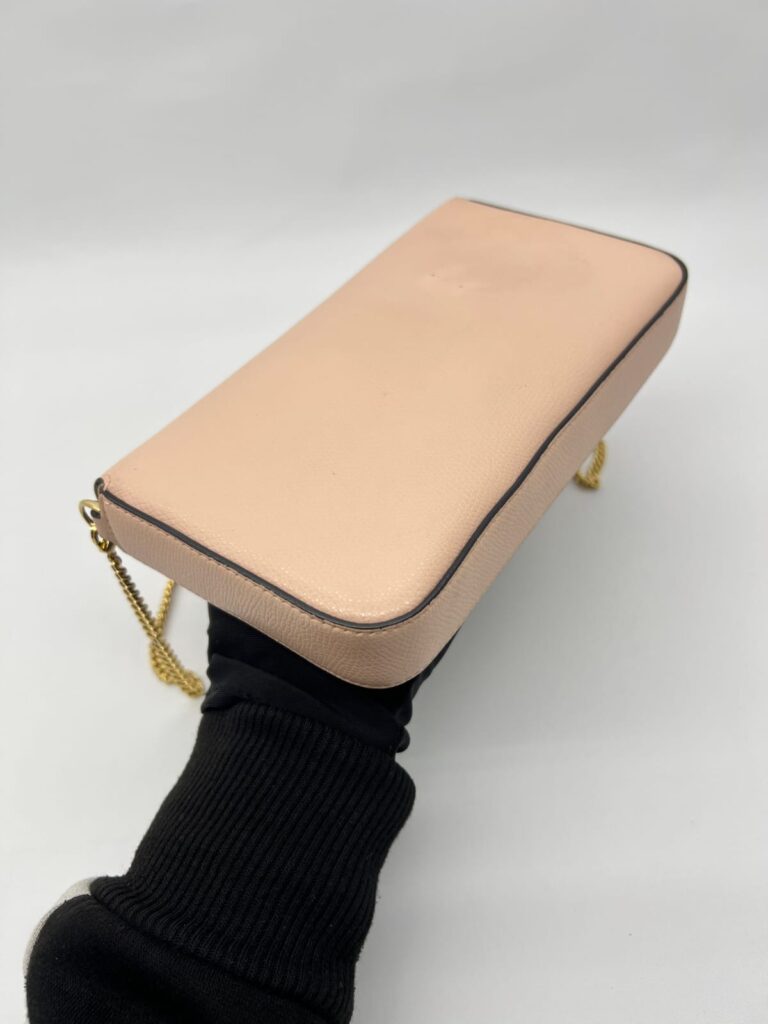 F Is Fendi Envelope WOC Leather Pink Blush GHW