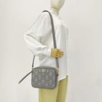 GG Matelasse Small Grey GHW