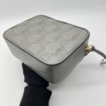 GG Matelasse Small Grey GHW