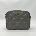 GG Matelasse Small Grey GHW
