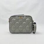 GG Matelasse Small Grey GHW