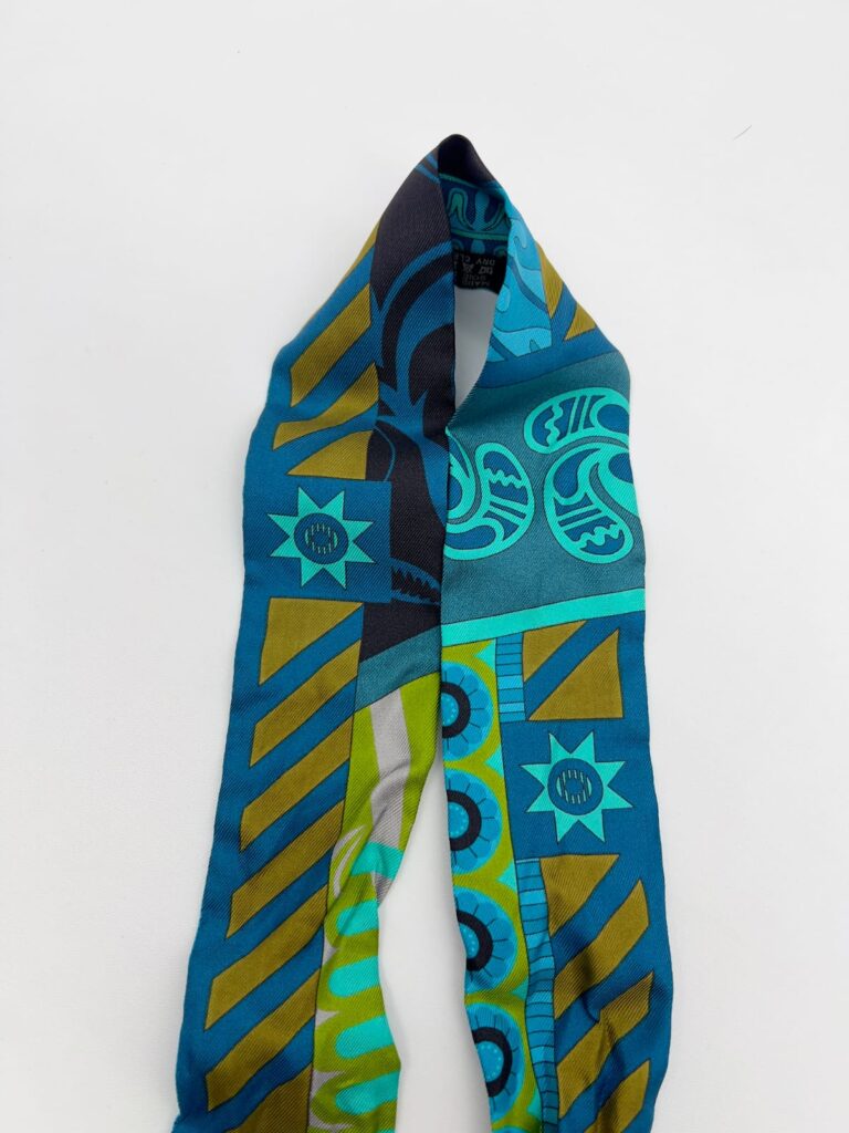 Twillly Geometrie Cretoise Bleu/Noir/Vert