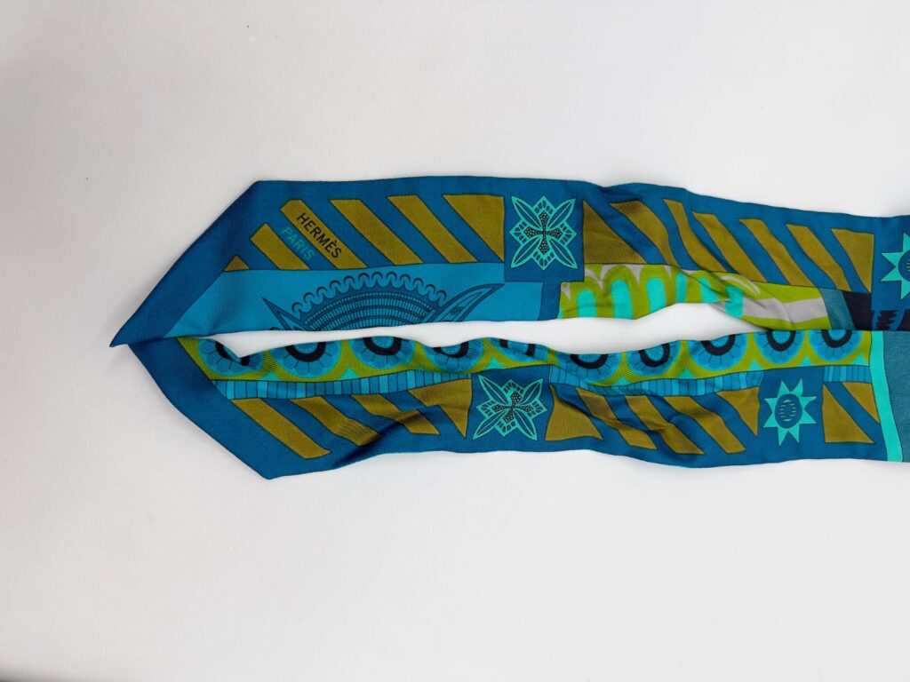 Twillly Geometrie Cretoise Bleu/Noir/Vert