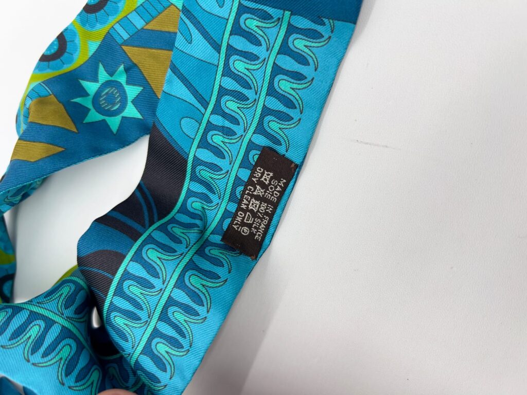 Twillly Geometrie Cretoise Bleu/Noir/Vert