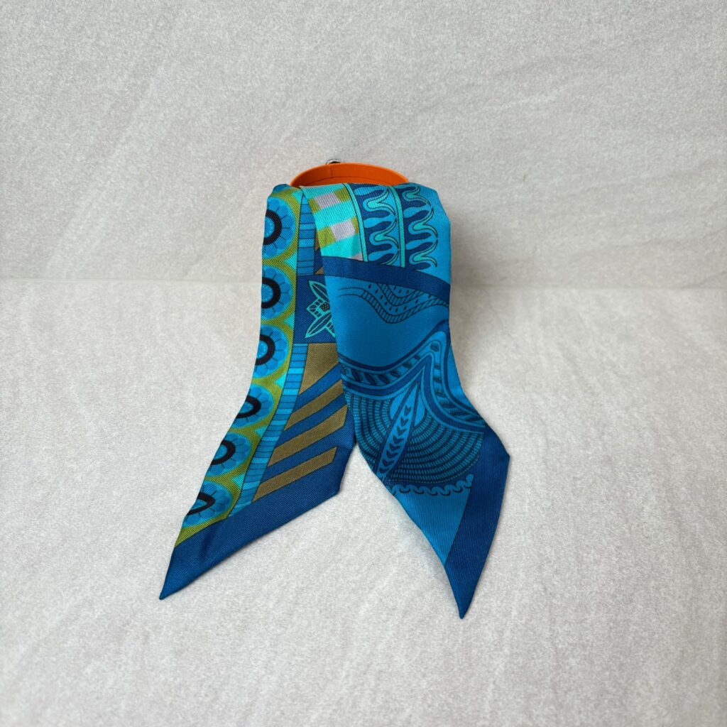 Twillly Geometrie Cretoise Bleu/Noir/Vert