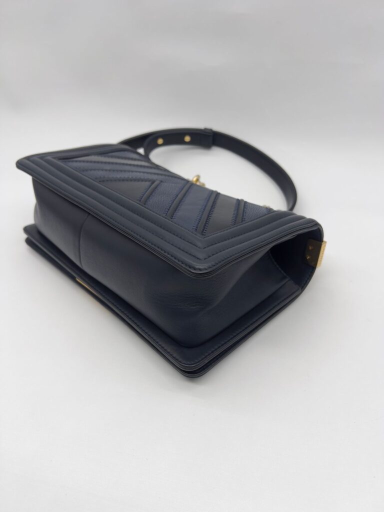 Boy Medium Blue Chevron GHW