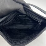 Re Nylon Mini Bag Tessuto Black SHW