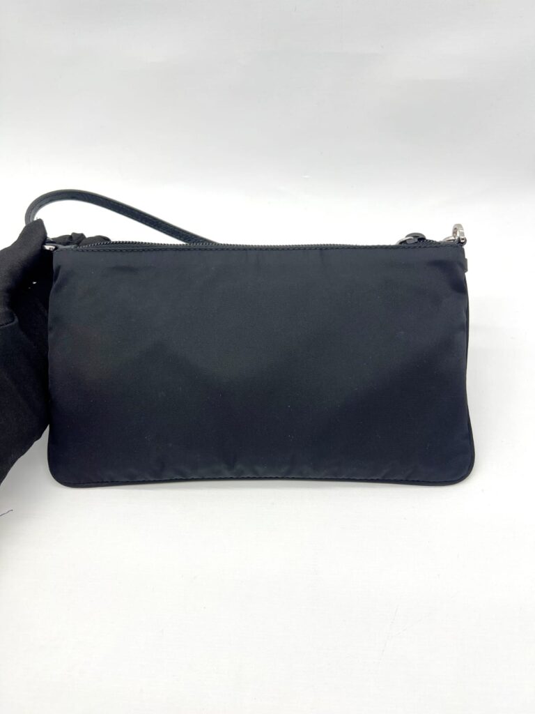 Re Nylon Mini Bag Tessuto Black SHW