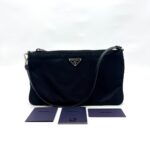 Re Nylon Mini Bag Tessuto Black SHW