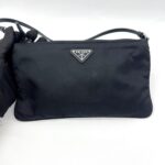 Re Nylon Mini Bag Tessuto Black SHW