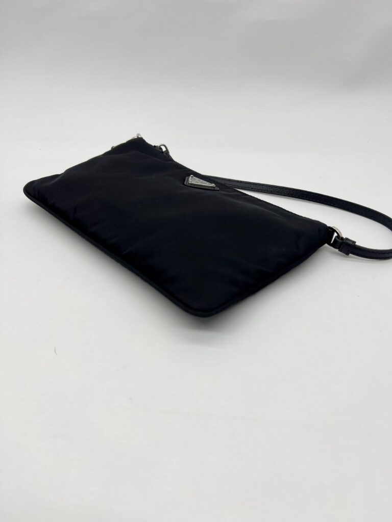 Re Nylon Mini Bag Tessuto Black SHW