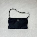 Re Nylon Mini Bag Tessuto Black SHW