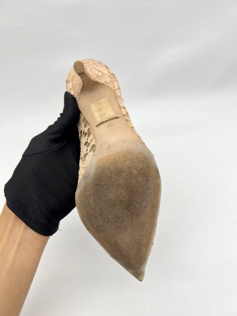 Lace Rainbow Pumps Pink