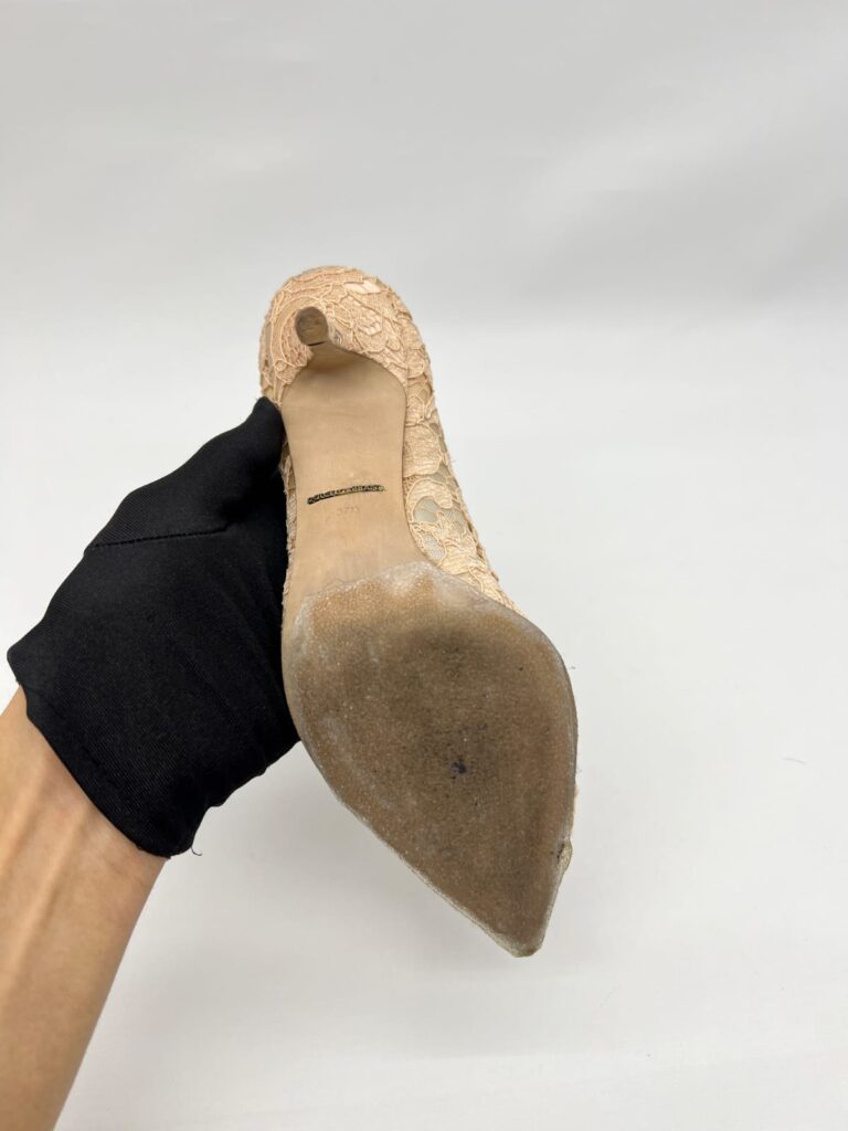 Lace Rainbow Pumps Pink