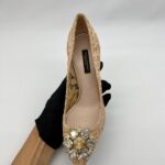 Lace Rainbow Pumps Pink