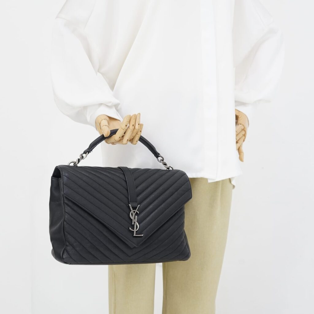 College Large Black SHW