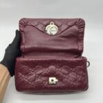 Milano Top Handle Guccissima Soft Red GHW