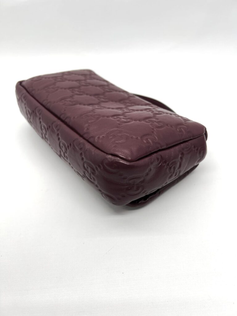 Milano Top Handle Guccissima Soft Red GHW