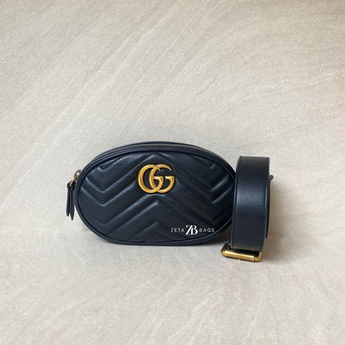 Marmont Beltbag Black GHW